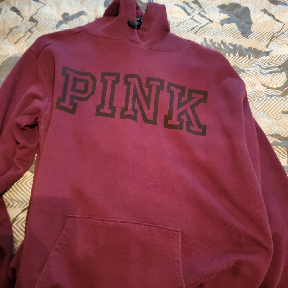 Pink hoodie